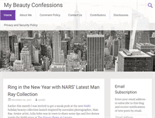 Tablet Screenshot of mybeautyconfessions.com